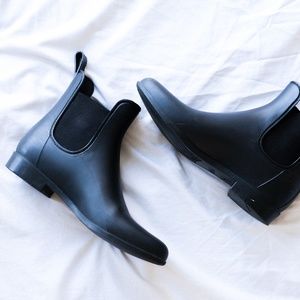 Black Sam Edelman Rain Booties